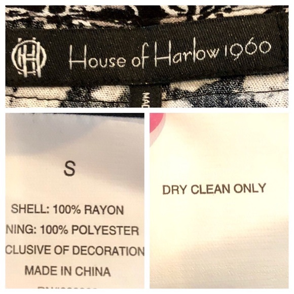 House of Harlow 1960 Ainsley Button Front Romper - Picture 8 of 8